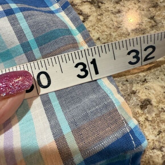 IZOD Saltwater Dockside Chambray Button Down Shirt Large - Picture 4 of 10